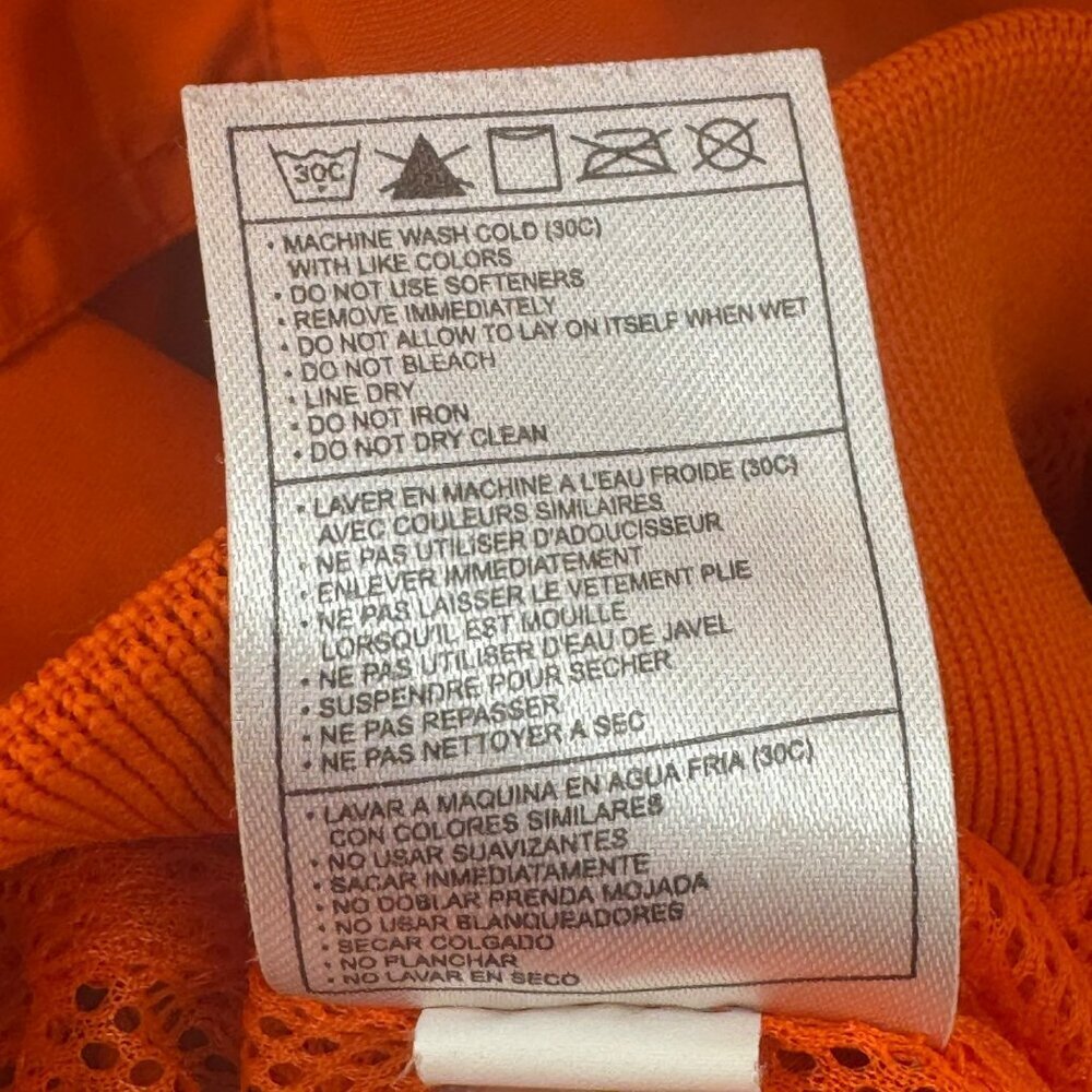 Nike Auburn Orange Pullover Windbreaker Mens L Polyester Sportswear - Picture 5 of 7